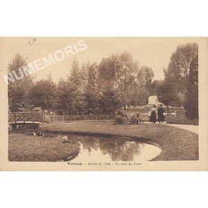 Voiron jardin de ville un coin du parc