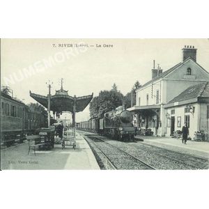007 Rives (Is&egrave;re) - La Gare