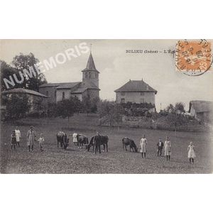 Bilieu (Is&egrave;re) l'&eacute;glise...