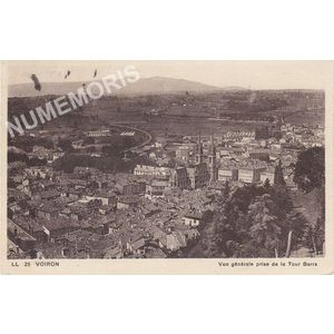 025 Voiron vue g&eacute;n&eacute;rale prise de la tour Barra