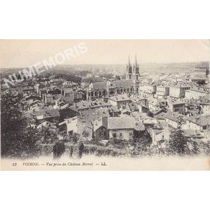 043 voiron vue du chateau Barral LL