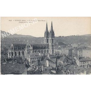 2646 Voiron (Is&egrave;re) le quartier Saint Bruno (centre de la ville)