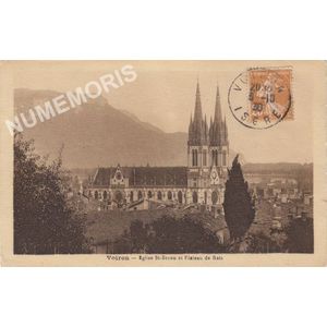 Voiron &eacute;glise St-Bruno et plateau de Ratz