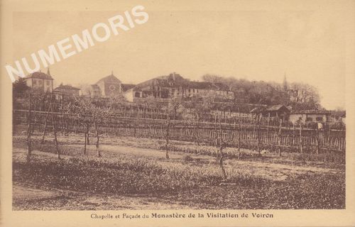 chapelle et fa&ccedil;ade du Monast&egrave;re de la Visitation de Voiron