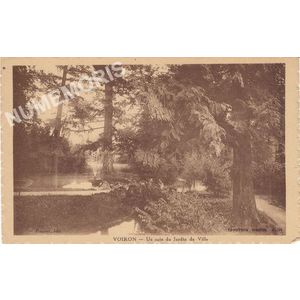 Voiron un coin du jardin de ville