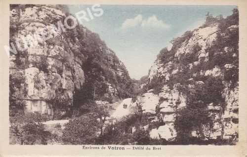 environs de Voiron d&eacute;fil&eacute; du Bret