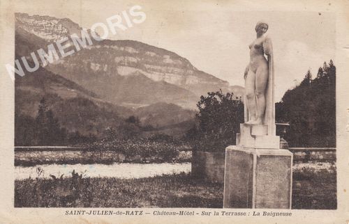 Saint-Julien-de-Ratz ch&acirc;teau-h&ocirc;tel sur la terrasse la Baigneuse