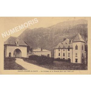 Saint-Julien-de-Ratz le ch&acirc;teau et la grande Sure (alt. 1921 m)