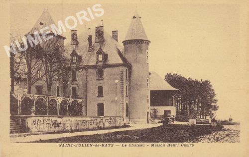 Saint-Julien-de-Ratz le ch&acirc;teau maison Henri Bazir
