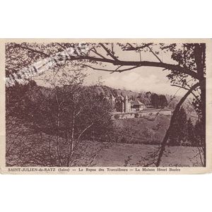 Saint-Julien-de-Ratz (Is&egrave;re) le repos des travailleurs la maison Henri Bazir
