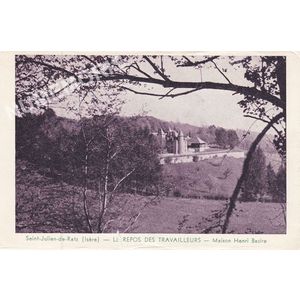 Saint-Julien-de-Ratz (Is&egrave;re) le repos des travailleurs maison Henri Bazir