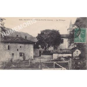 GD 442 Saint-Julien-de-Ratz (Is&egrave;re) le village