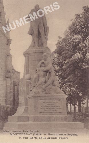 Montferrat (Isère) Monument à Pégoud et aux morts de la Grande Guerre