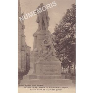 Montferrat (Is&egrave;re) Monument &agrave; P&eacute;goud et aux morts de la Grande Guerre