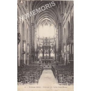 045 Voiron (Is&egrave;re) int&eacute;rieur de l'&eacute;glise Saint-Bruno