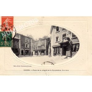 Voiron place de la Libert&eacute; et la Coop&eacute;rative Ouvri&egrave;re