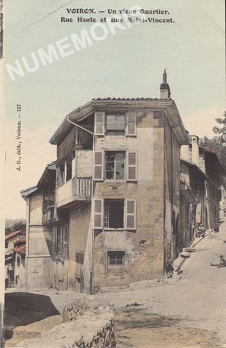 JG 167 Voiron un vieux quartier rue Haute et rue Saint-Vincent 