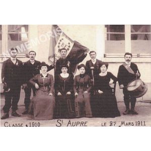 conscrits de St Aupre de 1910