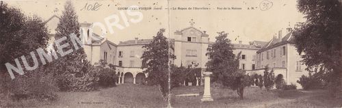Coublevie-Voiron (Is&egrave;re) "le Repos de l'ouvri&egrave;re" vue de la Maison A.M.