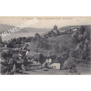1035 Dauphiné Paladru, vue générale et le lac