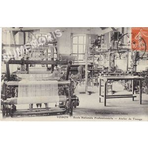 Voiron Ecole Nationale Professionnelle Atelier de tissage