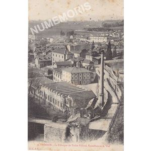 039 Voiron la fabrique de toiles Villard, Castelbon et A. Vial