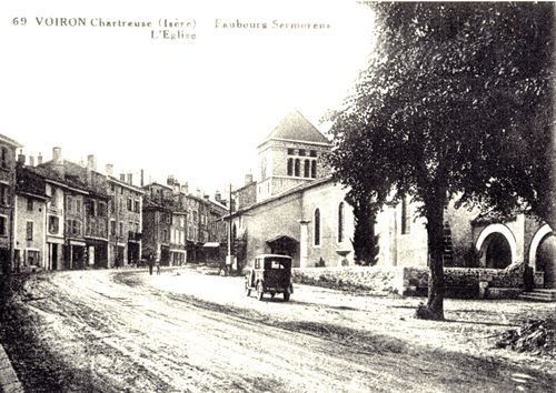 069 Voiron Chartreuse (Is&egrave;re) faubourg Sermorens l'&eacute;glise