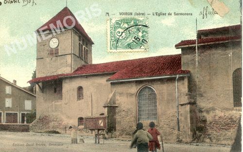 Voiron (Is&egrave;re) l'&eacute;glise de Sermorens