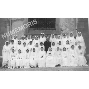 Voiron communion &agrave; Sermorens en 1952