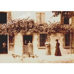 Voiron visite &agrave; la ferme d&eacute;but 1900