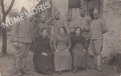 la B&acirc;tie-Divisin : militaires photographi&eacute;s le 1er janvier 1919
