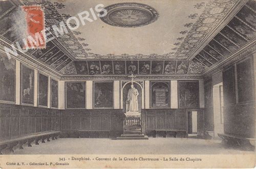 343 Dauphin&eacute; couvent de la Grande Chartreuse la salle de chapitre