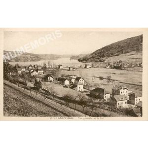 4654-1 Charavines vue g&eacute;n&eacute;rale et le lac