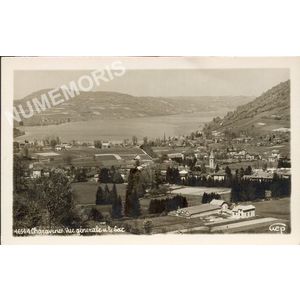 4654-4 Charavines vue g&eacute;n&eacute;rale et le lac