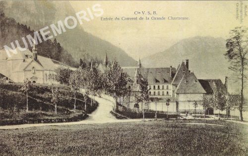 Cie VSB entr&eacute;e du couvent de la Grande Chartreuse