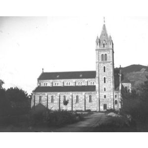 l'&eacute;glise de Charavines vers 1910