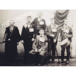 conscrits de St Etienne de Crossey en 1904