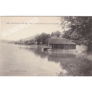 129 environs des Abrets (isère) les rives du lac de Paladru