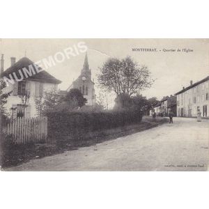 Montferrat quartier de l'&eacute;glise