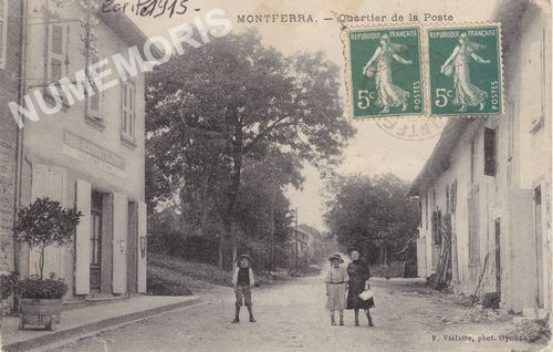 Montferrat quartier de la poste