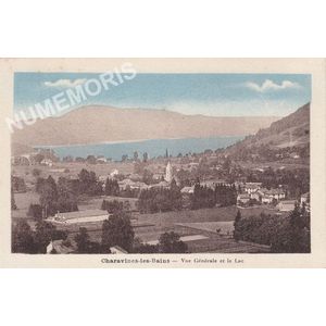 Charavines-les-Bains vue g&eacute;n&eacute;rale et le lac