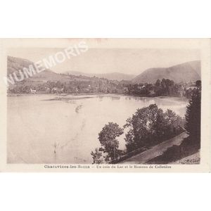 Charavines-les-Bains un coin du Lac et le Hameau de Colleti&egrave;re