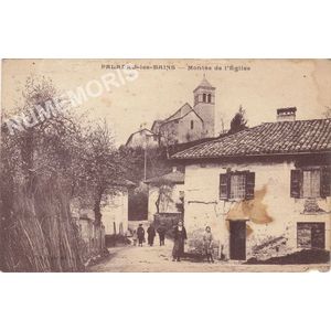 Paladru-les-Bains montée de l'église