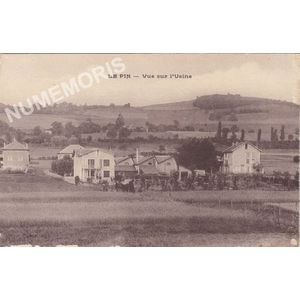 le Pin (Is&egrave;re) vue sur l'usine