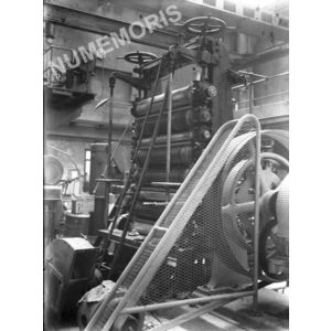 Charavines, int&eacute;rieur de l'usine du Guillermet