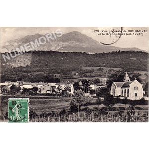 173 vue g&eacute;n&eacute;rale de Coublevie et la grande-Sure (alt. 1924 m)