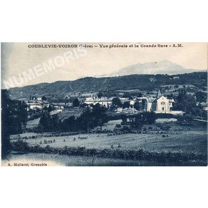 Coublevie-Voiron (Is&egrave;re) vue g&eacute;n&eacute;rale et la Grande Sure A.M.
