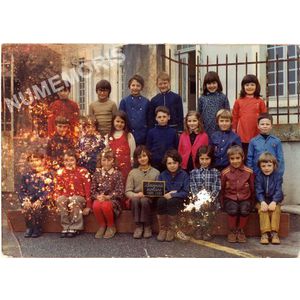Coublevie : école en 1972-73