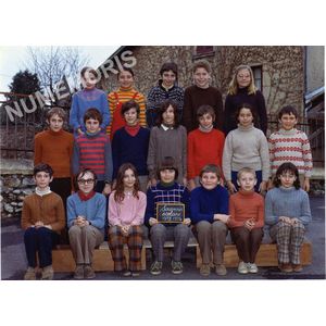 Coublevie : école en 1973-74