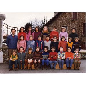 Coublevie : école en 1975-76